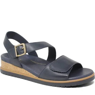 Ziera Women's Vamsy W Leather Sandals In Navy In Multi