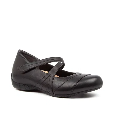 Ziera Women's Xray Mary-jane Flats - Wide In Black