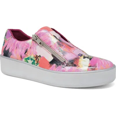Ziera Women's Zikta Sneakers In Pink Mix Patent / White
