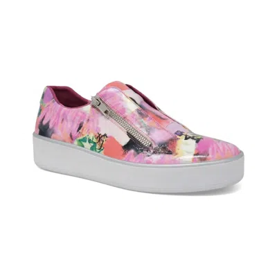 Ziera Women's Zikta W Sneakers In Pink Mix Patent Leather/ White Sole In Multi