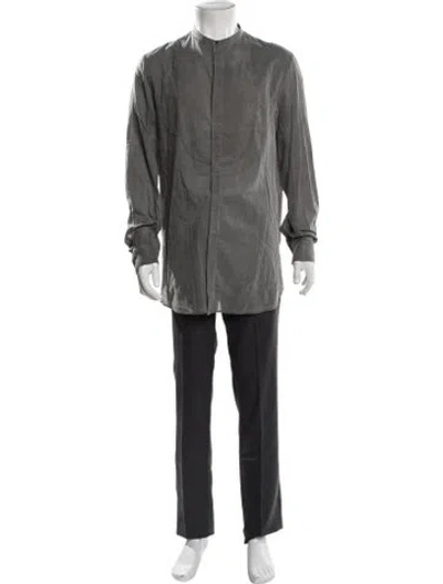 Pre-owned Ziggy Chen 2014 Long Sleeve Shirt In Grey