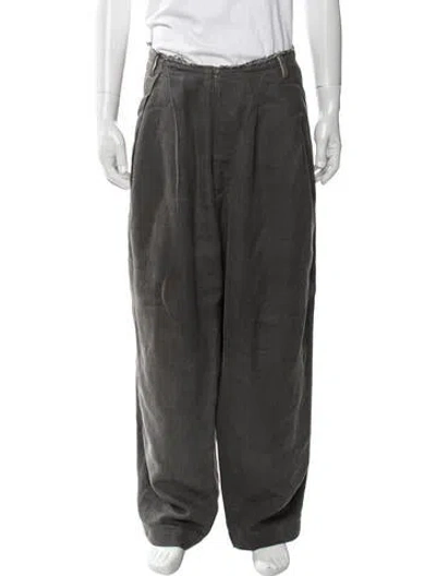 Pre-owned Ziggy Chen 2014 Pants In Grey