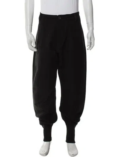 Pre-owned Ziggy Chen 2015 Pants In Black