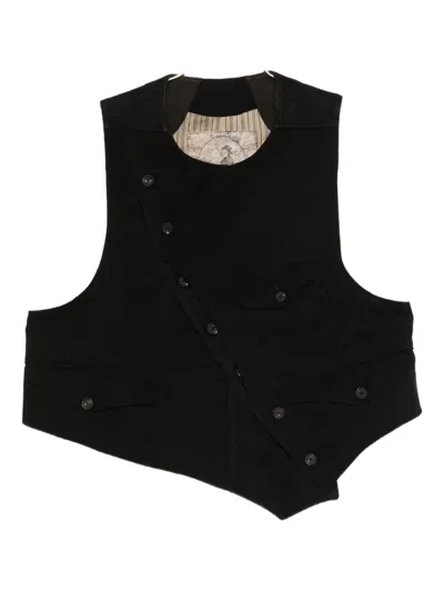 ZIGGY CHEN ASYMMETRIC WAISTCOAT