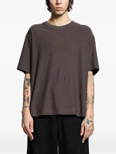 Ziggy Chen Back-print T-shirt In Brown