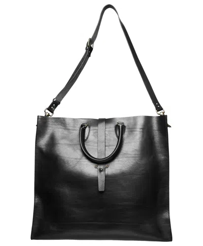 Ziggy Chen Black Leather Bag