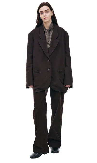 Ziggy Chen Brown Button-down Jacket