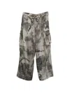 Ziggy Chen Brushed-effect Trousers In Brown