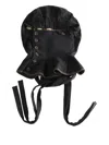 Ziggy Chen Button-detailed Balaclava Hat In Black