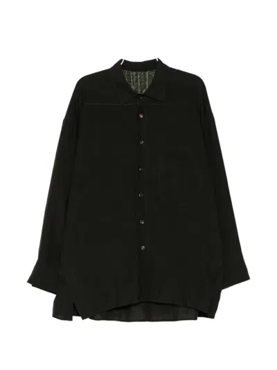 Ziggy Chen Button-up Shirt In Black