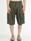 Ziggy Chen Cargo Bermuda Shorts In Hemp