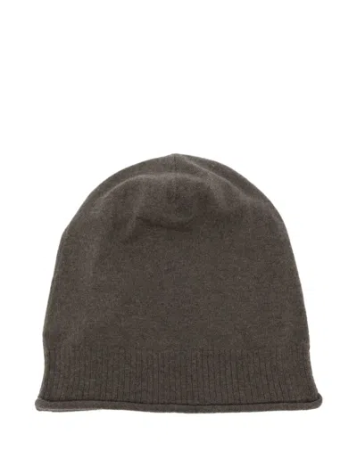 Ziggy Chen Cashmere Beanie In Brown