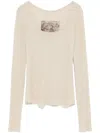 Ziggy Chen Cashmere Top In Neutrals