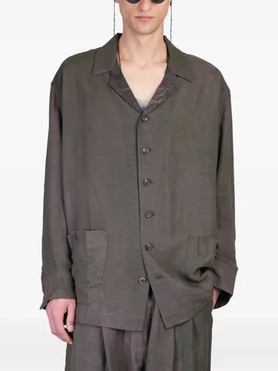 ZIGGY CHEN COTTON-BLEND SHIRT