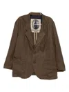 Ziggy Chen Cotton Jacket In Brown