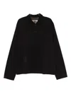 Ziggy Chen Cotton Polo Shirt In Black