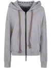 Ziggy Chen Sweatshirt Woman Color Grey In Gray