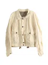 Ziggy Chen Cropped Workers Jacket In Gold