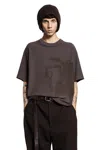 Ziggy Chen Digital Print Oversized T-shirt In Brown