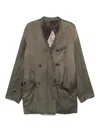 Ziggy Chen Green Jackets In Green