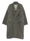 Ziggy Chen Double-breasted Coat In Gray