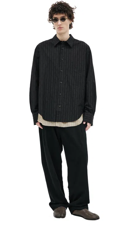 Ziggy Chen Double Layered Shirt In Multi