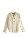 Ziggy Chen Double-breasted Shirt In Neutral