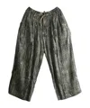 Ziggy Chen Digital Print Drawstring Trousers In Multi
