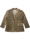 Ziggy Chen Faded-effect Blazer In Green