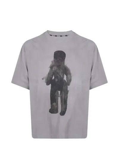 Ziggy Chen Graphic-print T-shirt In Gray