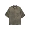 Ziggy Chen Shirt In Green Viscose