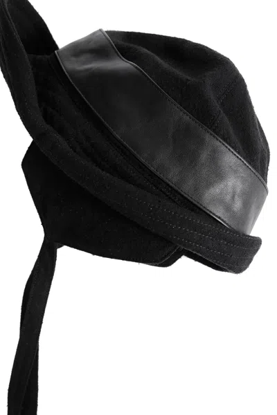 Ziggy Chen Hybrid Hat In Black