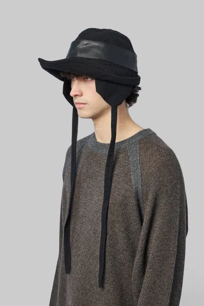 Ziggy Chen Hybrid Hat In Black
