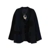 Ziggy Chen Patchwork Blazer In Black