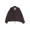 Ziggy Chen Zip-up Bomber Jacket In Brown