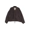 Ziggy Chen Zip-up Bomber Jacket In Brown