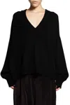 Ziggy Chen V-neck Sweater In Black