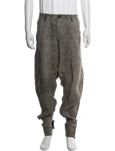 Pre-owned Ziggy Chen Linen Pants In Multicolor