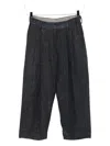 Ziggy Chen Linen Trousers In Gray