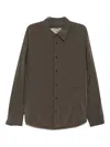 Ziggy Chen Long-sleeve Shirt In Green