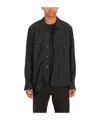 Ziggy Chen Camicia Asymmetric Cocoon In Black
