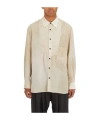 Ziggy Chen Long-sleeved Shirt In Nude