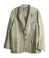 Ziggy Chen Notched-lapels Single-breasted Blazer In Black