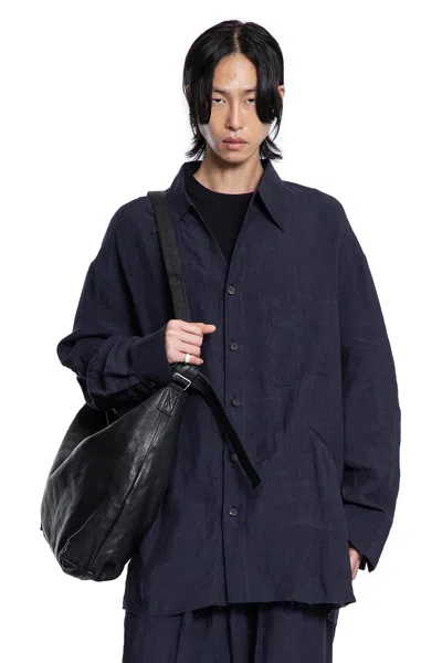 Ziggy Chen Man Blue Shirts