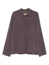 Ziggy Chen Nate Polo Shirt In Purple