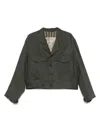 Ziggy Chen Notch-lapel Jacket In Green