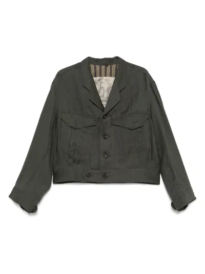 Ziggy Chen Notch-lapel Jacket In Green