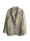Ziggy Chen Notched-lapels Single-breasted Blazer In Black