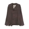 Ziggy Chen Brown Jackets In Brown