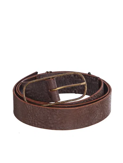 Ziggy Chen Oval Buckle Belt